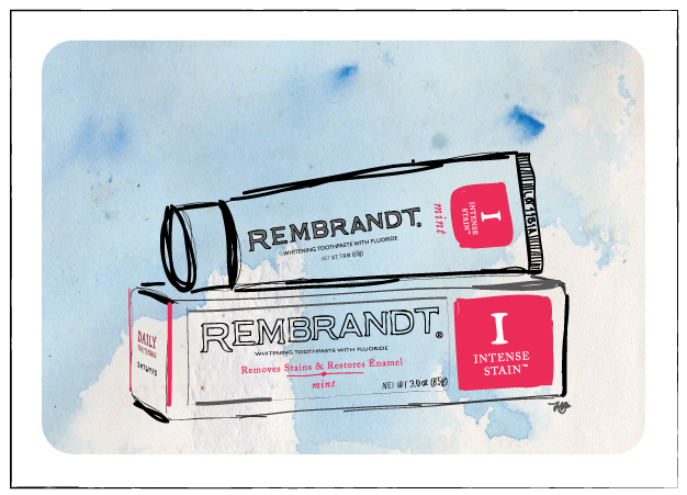 Rembrandt Toothpaste by Faris Habayeb